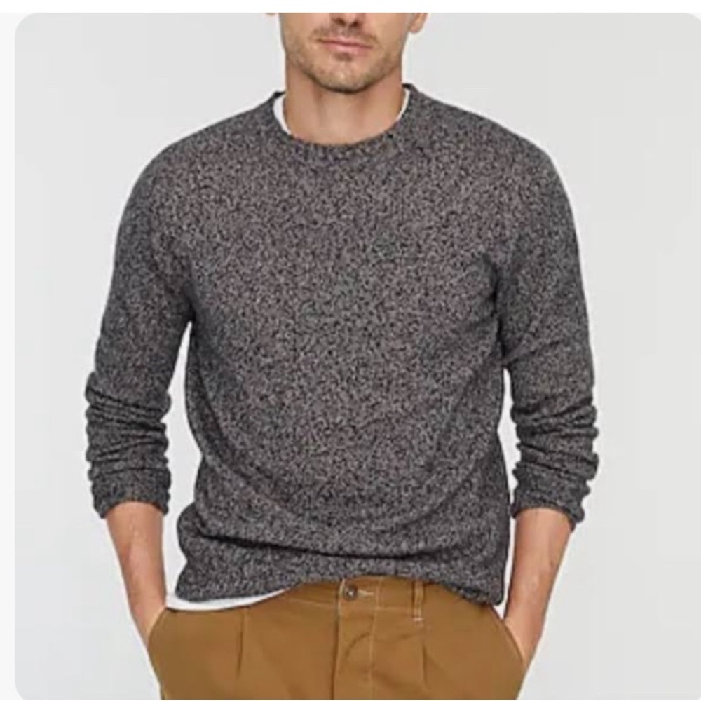 J. Crew 100% Men’s Lambswool Crew Neck Sweater